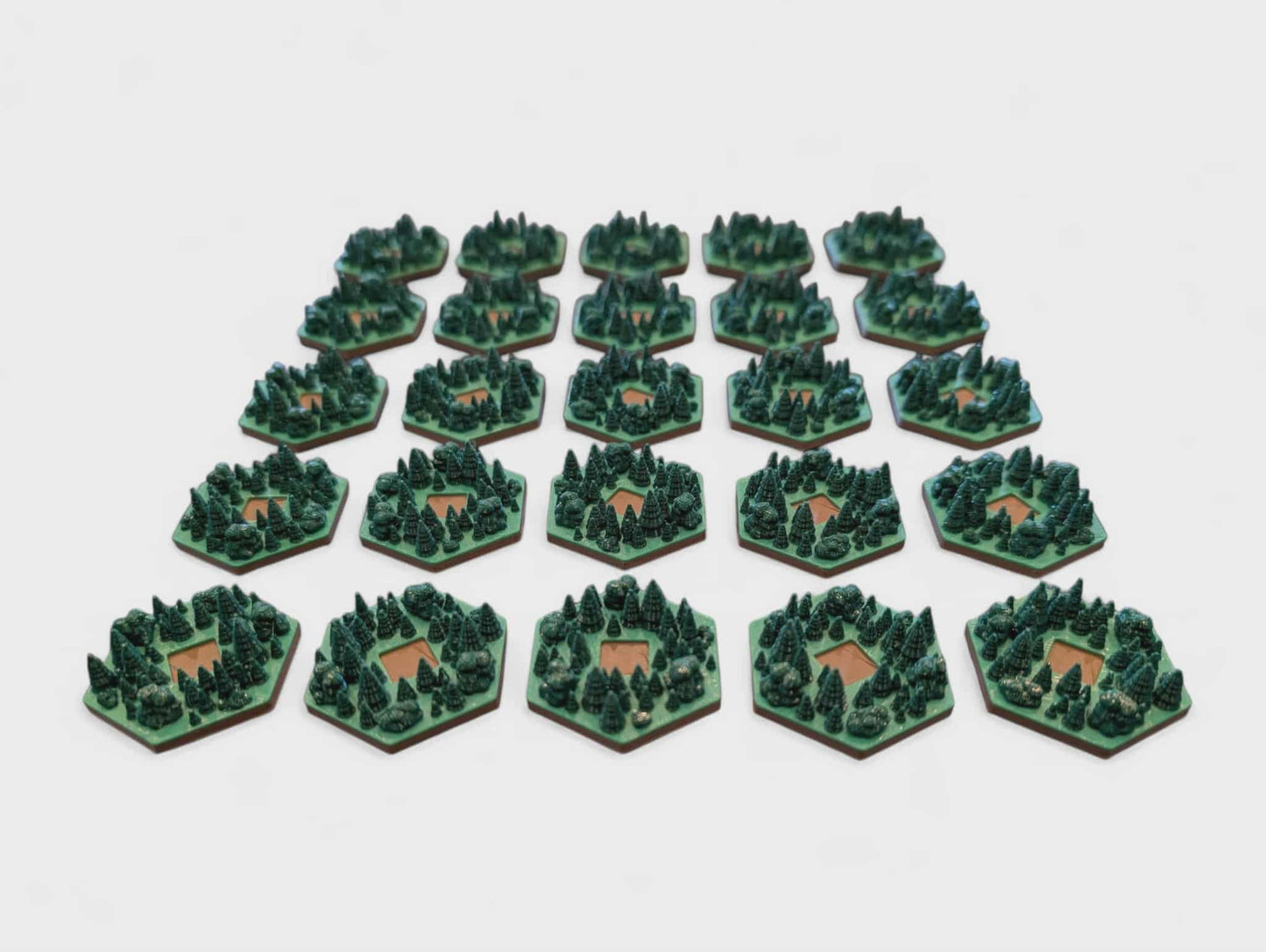 Terraforming Mars Tuiles 3D Multicolores