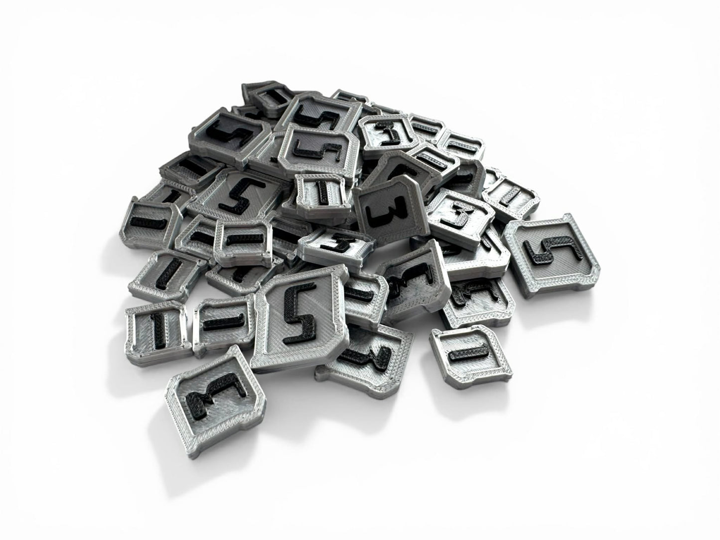 Zenith 3D Printed Credit Token Upgrade Set | Board Game Accessories | Sci-Fi Resource Tokens