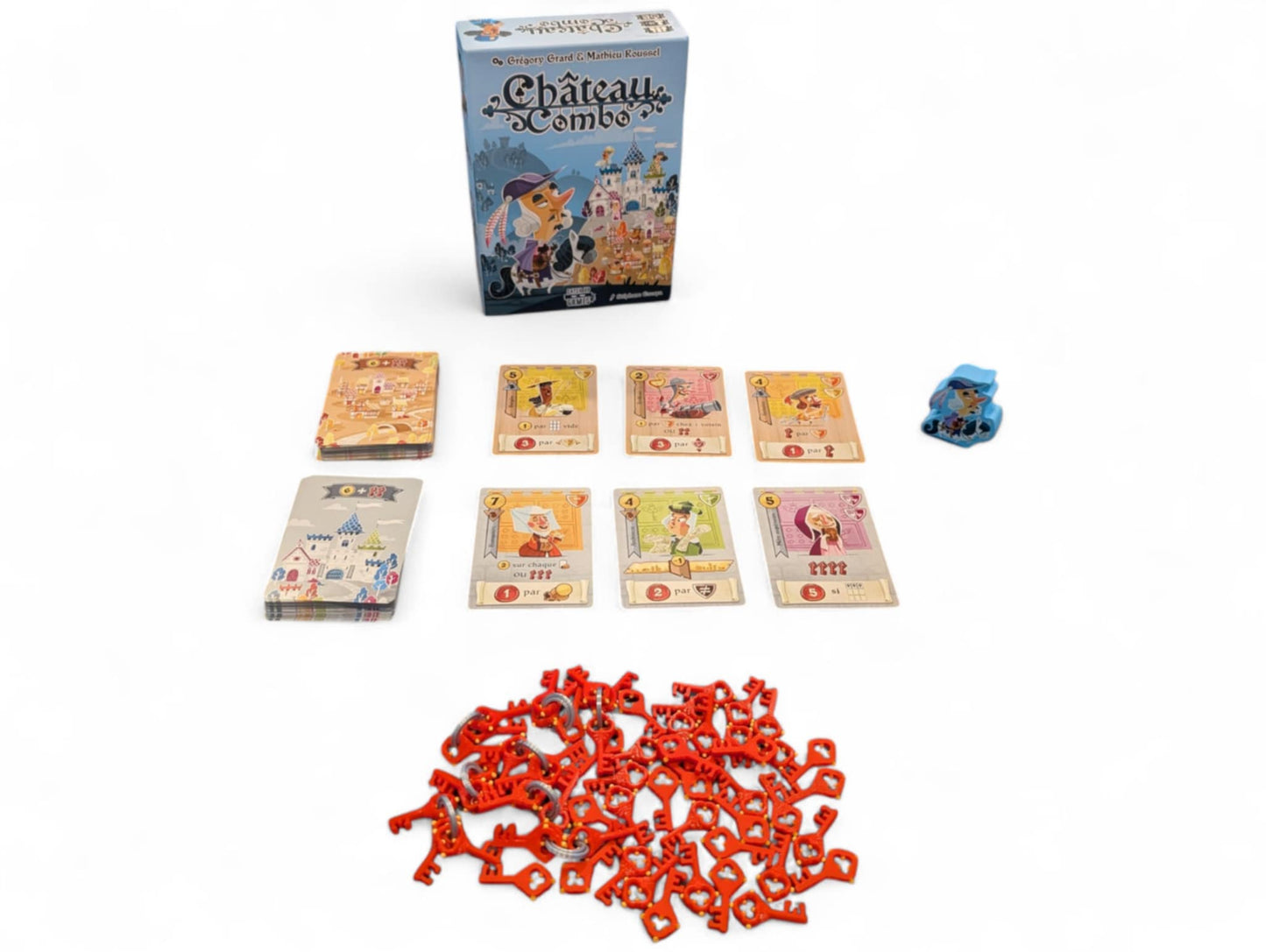 Castle Combo Keys: 3D Printed Plastic Token Upgrade Set