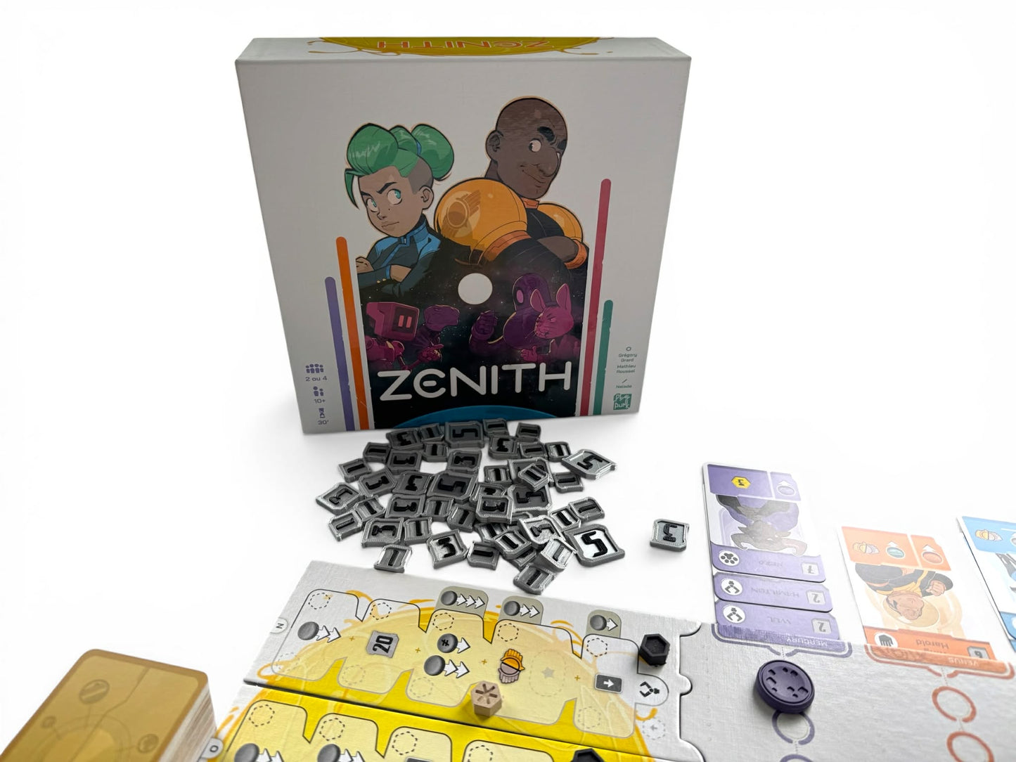 Zenith 3D Printed Credit Token Upgrade Set | Board Game Accessories | Sci-Fi Resource Tokens