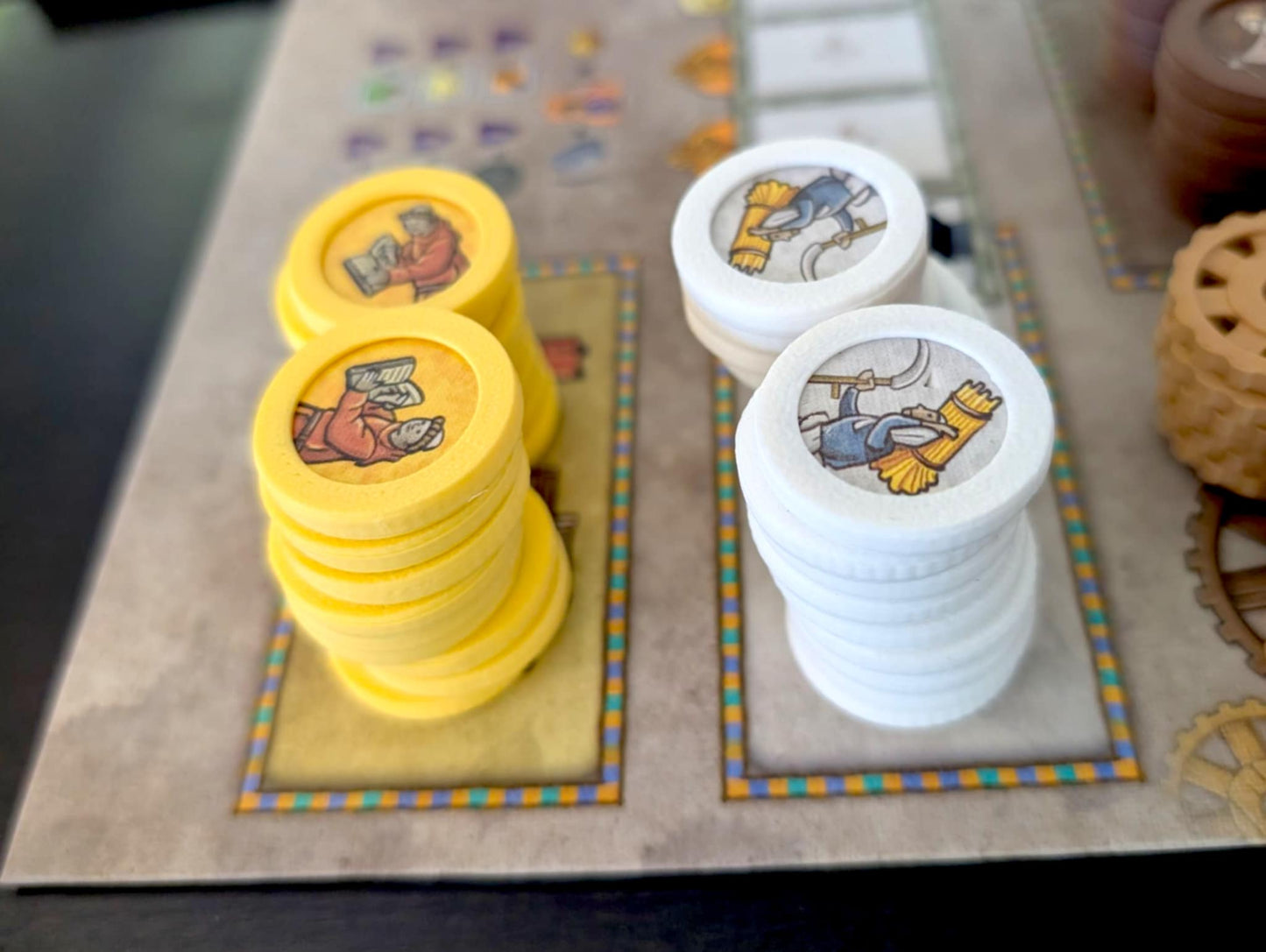 3D Printed Token Protectors for Orléans & Plague Expansion – Durable Snap-Fit Rings