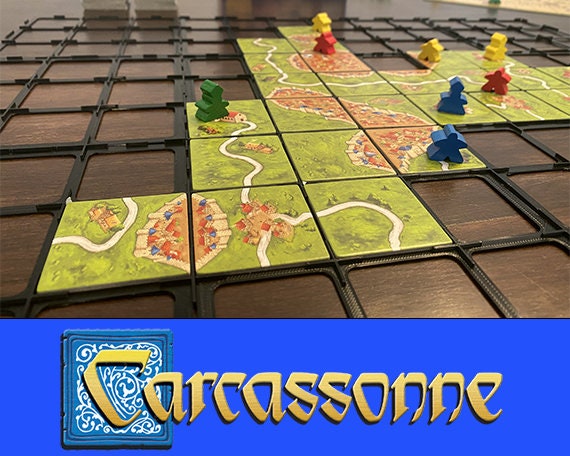 Carcassonne grid tile holder