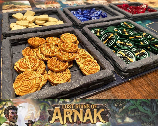 Lost Ruins of Arnak resources trays