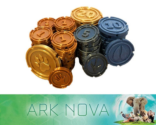 Ark Nova 3d print coins thumbnail