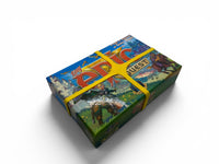 Rubber X Bands for Board Game Boxes — Small 12mm & Large 19.5mm — Card Game Box Bands, Random Colors, Set of 5 to 100