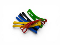 Rubber X Bands for Board Game Boxes — Small 12mm & Large 19.5mm — Card Game Box Bands, Random Colors, Set of 5 to 100