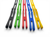 Rubber X Bands for Board Game Boxes — Small 12mm & Large 19.5mm — Card Game Box Bands, Random Colors, Set of 5 to 100